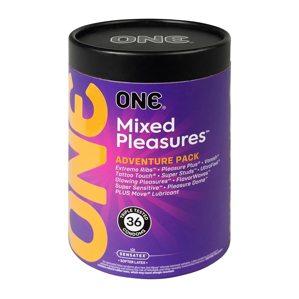Amazon.com: ONE Condoms Mixed Pleasures | Variety of Thin